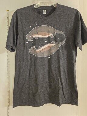 Next Level Apparel Dark Gray Otter Graphic Tee